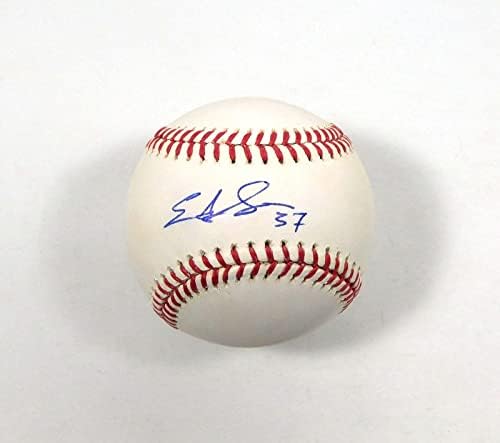 Edgar Santana Aláírt Rawlings OMLB Baseball, MLB Auto - Dedikált Baseball