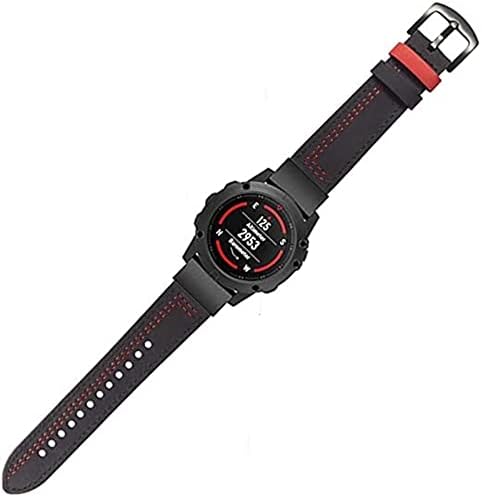 DZHTUS Sport Bőr Watchband Szíj, a Garmin Fenix 6X 6 Pro 5X 5 + 3 HR 935 945 22 26mm EasyFit gyorskioldó