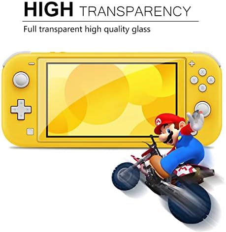 [4 Csomag] Képernyő Védő Edzett Üveg Nintendo Kapcsoló Lite, iVoler Átlátszó HD,Nagy Felbontású,Tiszta