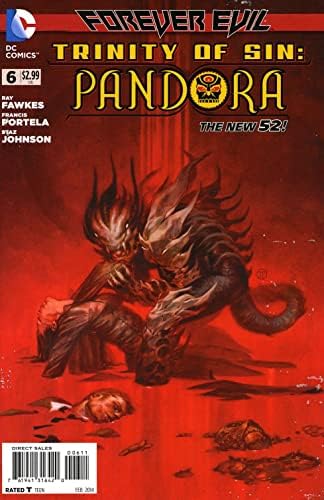 A hármas a Bűn: Pandora 6 VF/NM ; DC képregény | Új 52 Örökké a Gonosz