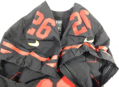 -ban a San Francisco 49ers Tramaine Brock 26 Játék Kibocsátott Fekete Jersey ColorRush 3 - Aláíratlan
