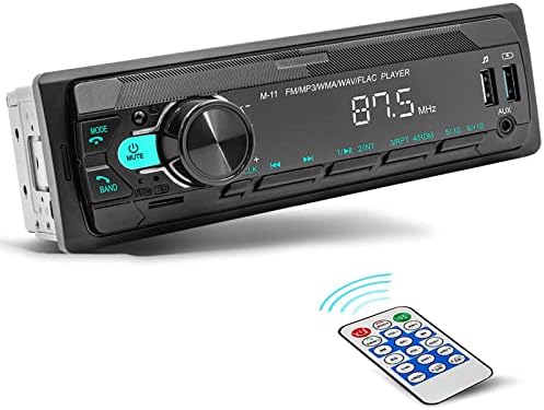 Roinvou 1DIN Autó Sztereó Receiver-Dash autórádió Digitális Bluetooth Audio Sztereó Zene - MP3 Lejátszó,