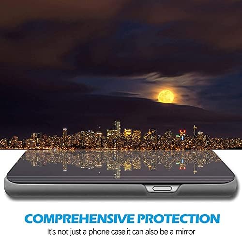 Samsung Galaxy S23 Ultra Esetben Tisztán Smink Tükör Felhajtható Fedelet, Galaxy S23 Ultra 5G Telefon