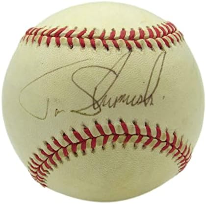 Joe Slusarski Oakland Athetics/Bátrabbak Aláírt/Atuographed OAL Baseball 162437 - Dedikált Baseball