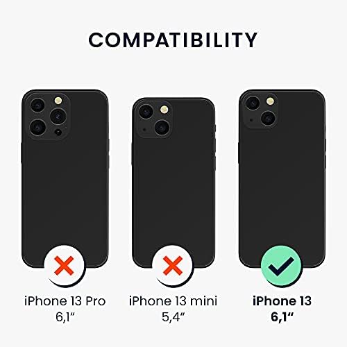 kwmobile TPU Szilikon Kompatibilis Apple iPhone 13 - Ügy Vékony hátlapot Puha Érintse meg a Befejezés