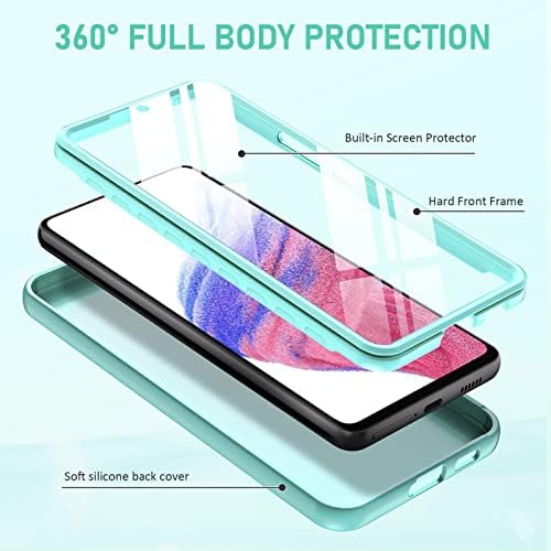 Samsung Galaxy A53 5G-Ügy: Ütésálló Védő Telefon Esetekben - Puha Szilikon Sejt Shell - Aranyos Tartós