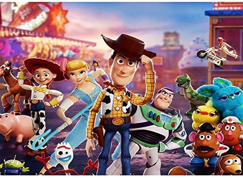 Fotózás Háttér 4 Toy Story 7x5 Cowboy Woody pedig Jessie Baba Zuhany Hátteret Fiúk, Lányok Zökkenőmentes