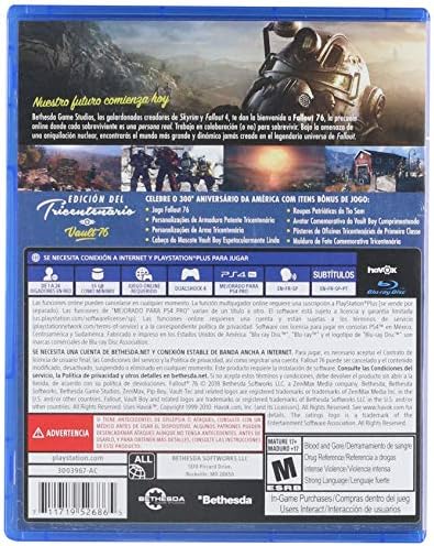 Fallout 76 Tricentennial Edition - PS4 (spanyol Borító)